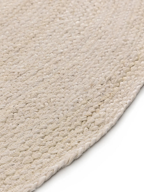 benuta jute vloerkleed Jutta - créme - ø 160 cm