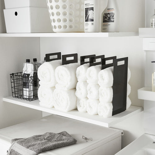 Yamazaki Handdoekenrek (set van 2) - Tower - Zwart - vtwonen shop