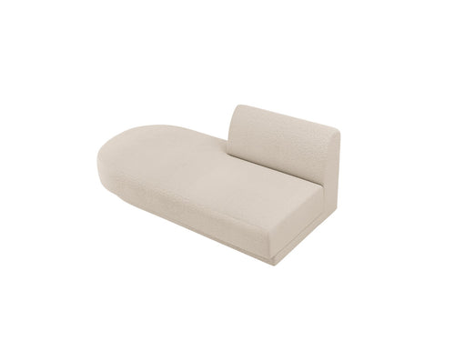 Micadoni Module Miley 2-zits, boucle beige - 90x158x70cm