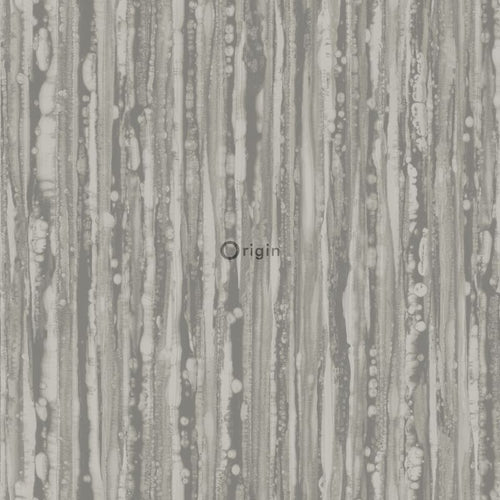 Origin Wallcoverings behang strepen bruin en glanzend goud - 53 cm x 10,05 m - 346640 - vtwonen shop