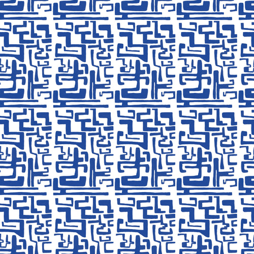 Catchii Behang Kuba kobolt blauw - vtwonen shop