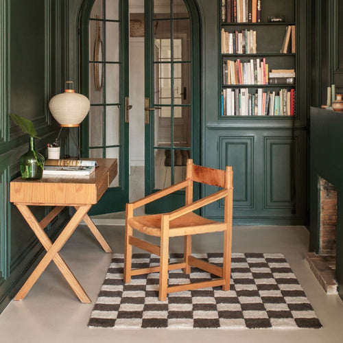 Lorena Canals wasbaar vloerkleed Kitchen Tiles Donker Grijs