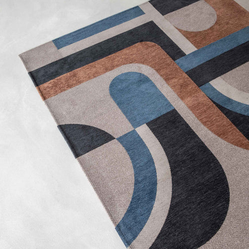 Louis De Poortere vloerkleed Camel Blue - bruin - 170x240cm