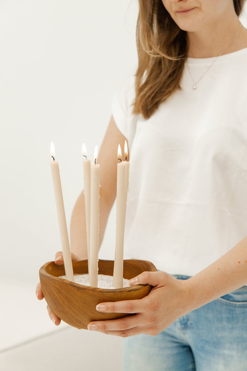 Originalhome dinerkaarsen - ø 1.3 cm - lichtroze - set van 10