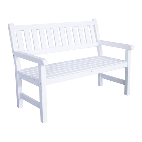 SenS-Line - Bordeaux Tuinbank 126cm - 2-zits - Wit