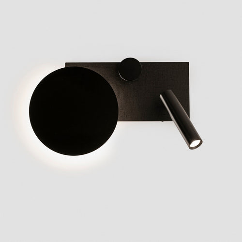 Faro KLEE Rechtsleeslamp structuur zwart 2700K
