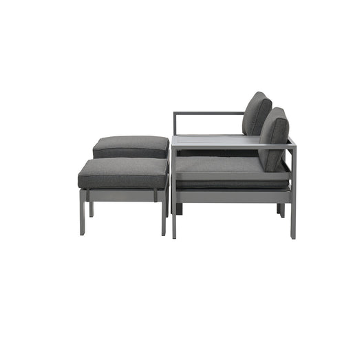 Bolsena balkonset - 5-delig - arctic grey - reflex black - vtwonen shop