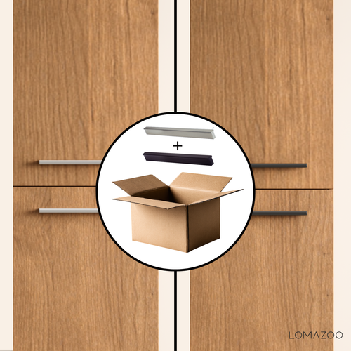 LOMAZOO kolomkast Lanello - hoog - warm eiken