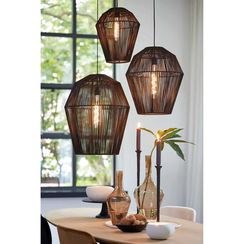 Light & Living hanglamp Deya - zwart - Ø30cm - vtwonen shop