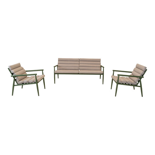 Lesli Living loungebank Harper - groen - 168x76x72cm