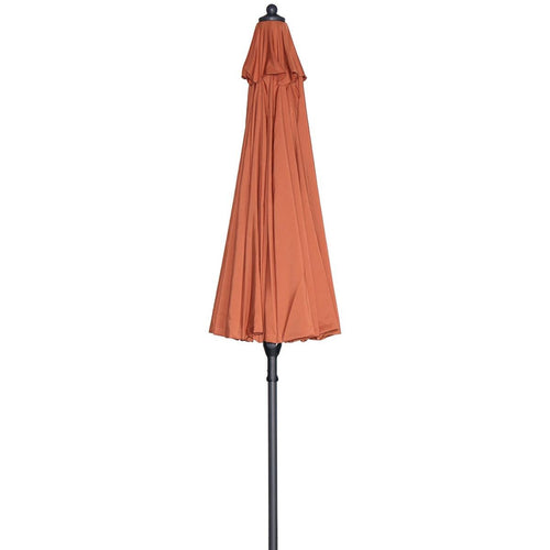 Garden Impressions stokparasol Manilla koper Ø250 cm met Cosmo voet en hoes