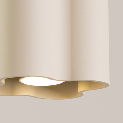 Sollux Lighting Plafondlamp OVIO 1 beige GU10 - 12x12x10cm