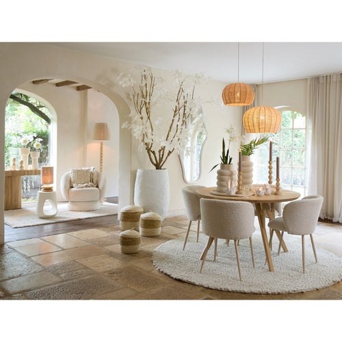 Light & Living hanglamp Rafaella - bruin - Ø51cm