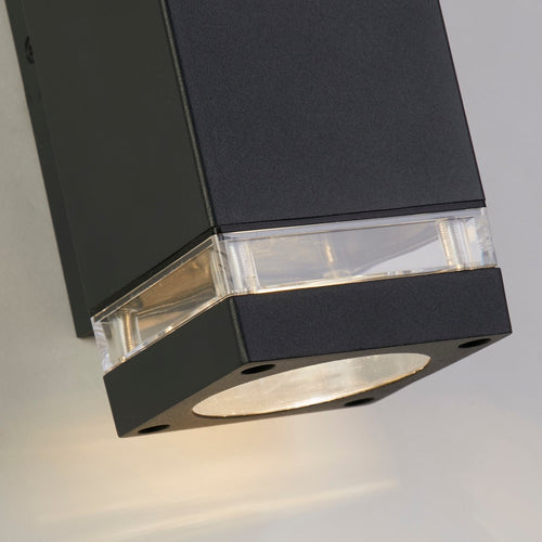 Searchlight Houston Buiten Up Down Wandlamp Grijs