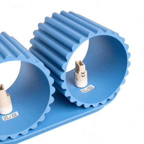 Sollux Lighting Wandlamp AURA 2 lichtblauw G9 - 21x12x10cm