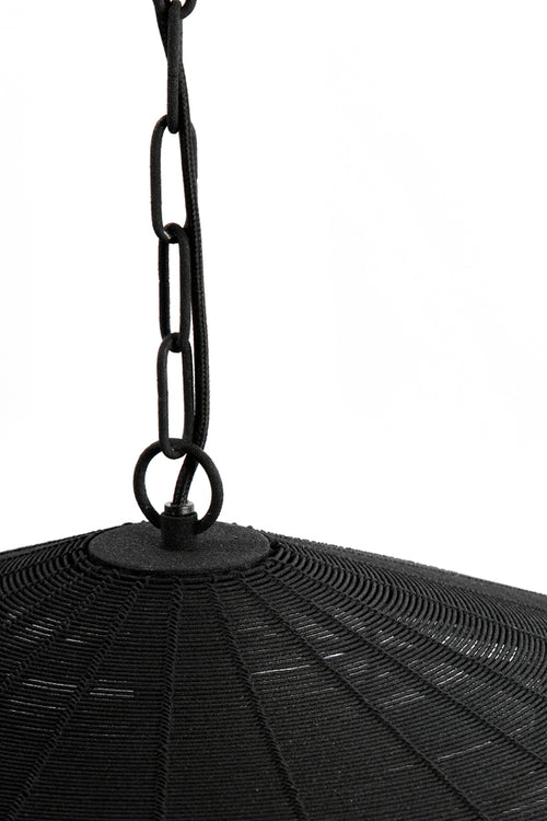 Light & Living hanglamp BAHOTO - Ø60x23cm - zwart