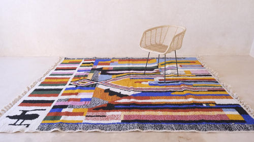 AFK Living vloerkleed Berber - handgemaakt - Wol - 219 x 282 cm