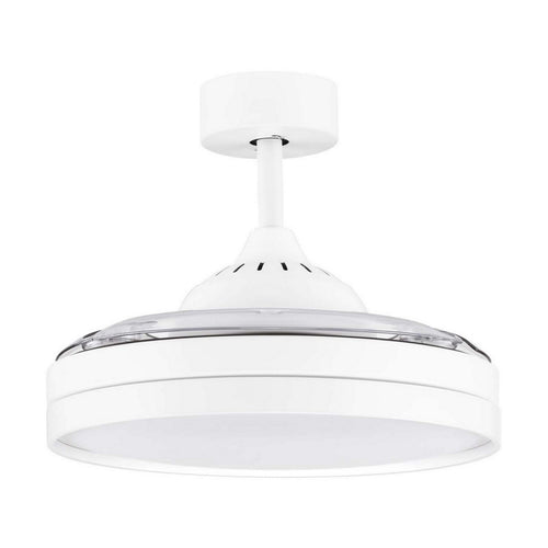 Nova Luce NEVMA Plafondventilator mat wit LED 36W 4100lm 3000-4000-6500K kleurtemperatuur met afstandsbediening