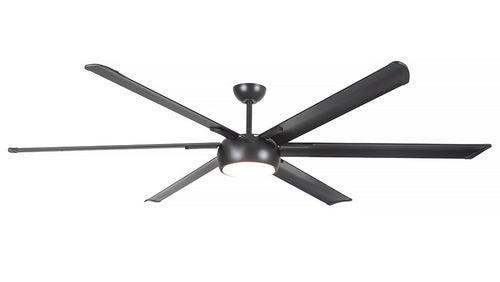 Freelight plafondventilator Ventisei - 1 lichts - 213  x 48   cm - zwart
