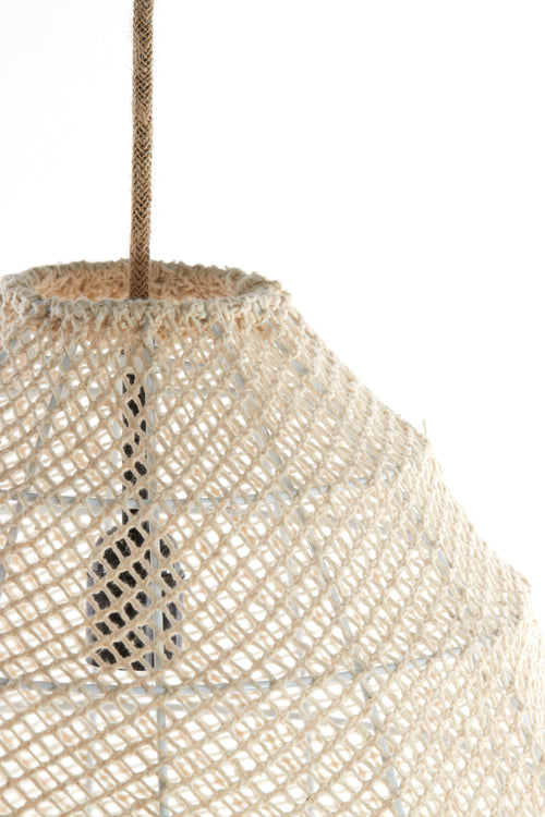 Light & Living hanglamp MAKASSAR - Ø42x42cm - wit