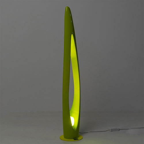 Kare Design Vloerlamp Flow Flame 132cm groen