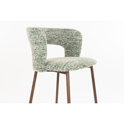 Housecraft Living Chelsea Barkrukken rugleuning 67 cm Groen - Set van 2
