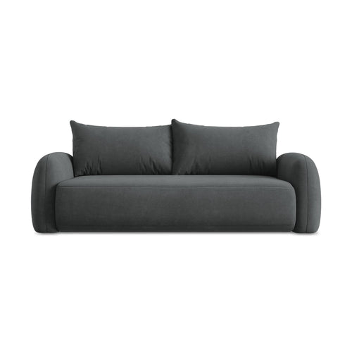 LaMiaSofa 3-zits slaapbank Amalfi - chenille stof - donkergrijs - 250x112x90