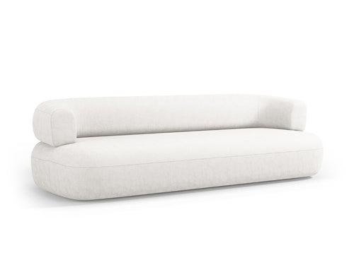 Micadoni Bank Jenny 4-zits, chenille, lichtbeige - 90x226x73cm