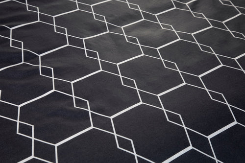 Katoenen Dekbedovertrek - Graphic Gray
