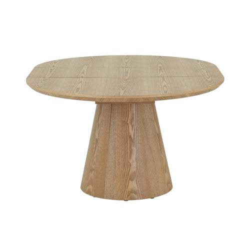 Giga Meubel Eettafel Sivan - Naturel - Uitschuifbaar - Ø120/160cm - vtwonen shop