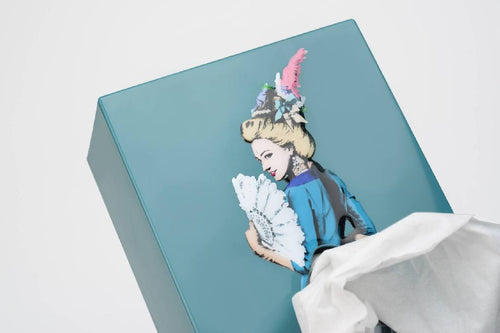 Spextrum Tissue Up Girl - tissuehouder - blauw - vtwonen shop