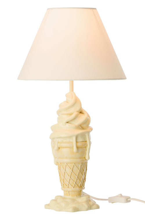 J-Line lamp Ijsje - polyresin - geel/beige