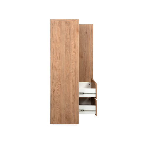 Calicosy - Dressoir SOREN - licht hout 86x40x140 cm