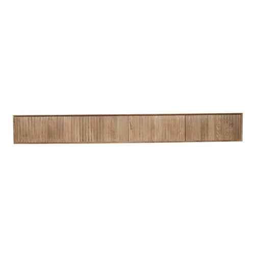 StarFurn Zwevend Tv-meubel Madison - Naturel Hout - 280x35x30cm