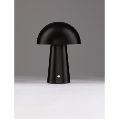 Nova Luce ANDE Geïntegreerde LED-tafellamp, matzwart, aanraakgevoelig, dimbaar, 2W 129lm 3000K, USB-aansluiting