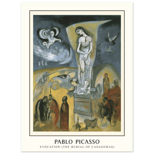 Artfulprints  Pablo Picasso - Evocation   poster 30x40 cm - vtwonen shop