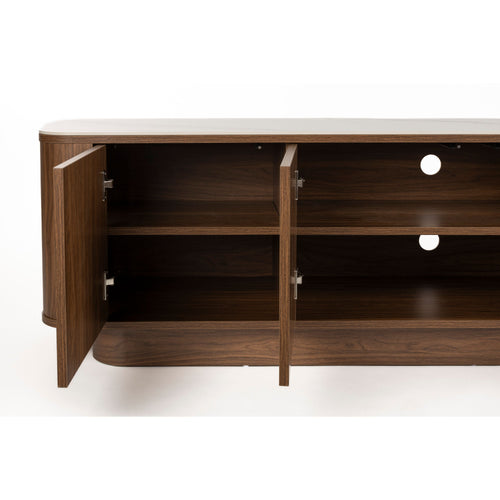 Housecraft Living Almira Dressoir Laag 180 cm Hout/ Marmerlook Walnootkleur - Bruin