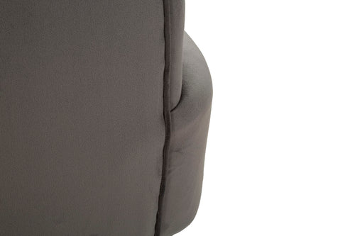 Mauro Ferretti fauteuil - 73x66x78 cm - grijs/zilver