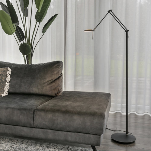 Steinhauer vloerlamp - 1 lichts - 60x 185 cm - zwart - vtwonen shop