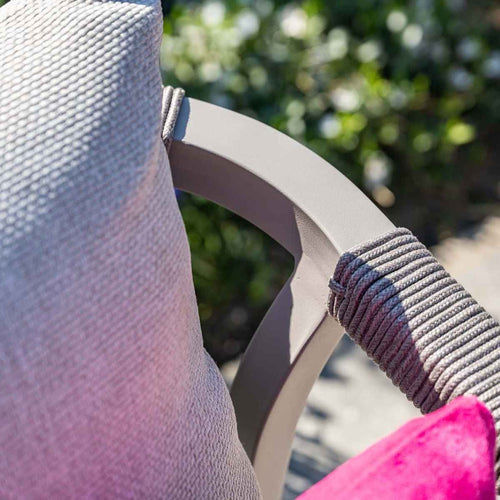 Garden Impressions lounge dining set Tarera taupe - 6-delig - incl stoel