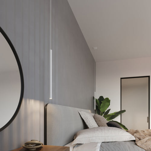 Sollux Lighting Hanglamp PASTELO 1 wit - 8x8x100cm