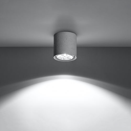 Sollux Lighting Plafondlamp CULLO beton - 14x14x14cm