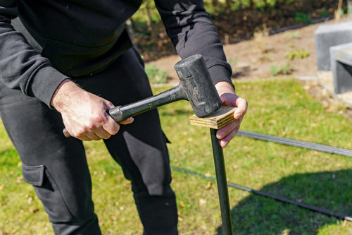 MaximaVida set metalen verlichting palen New York  360 cm  - 4 stuks - vtwonen shop