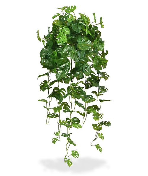 Maxifleur Monstera kunst hangplant 80cm - groen