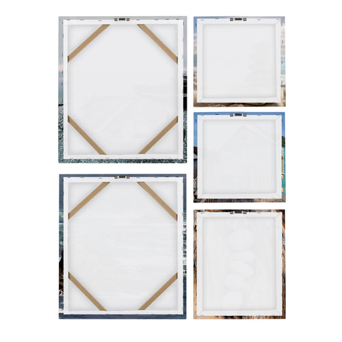 Art for the Home Canvas Set van 5 - Strand - 80x60cm