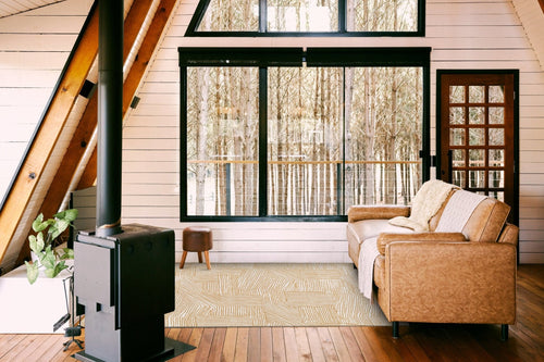 AFK Living vloerkleed Edgar - voor binnen en buiten - geel - 120 x 170 cm - vtwonen shop