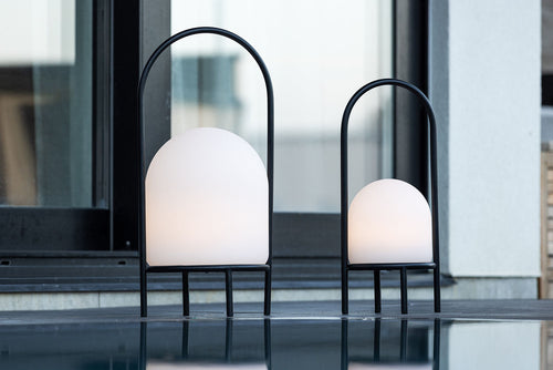 Rebellenclub Tuin Tafellamp Folia - ø26cm - Zwart - vtwonen shop