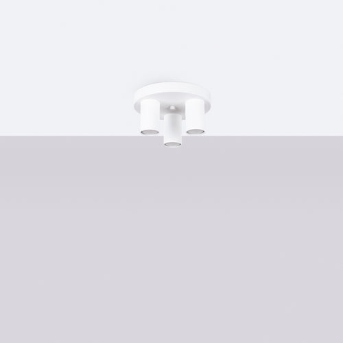 Sollux Lighting Plafondlamp LAGOS 3P wit - 25x25x12cm