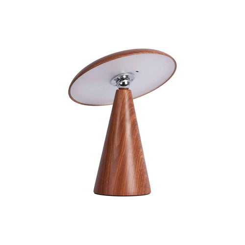 Leitmotiv tafellamp Phoebe - bruin - Ø23cm