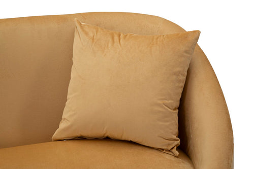 Mauro Ferretti loveseat - 137x69x79 cm - zwart/bruin